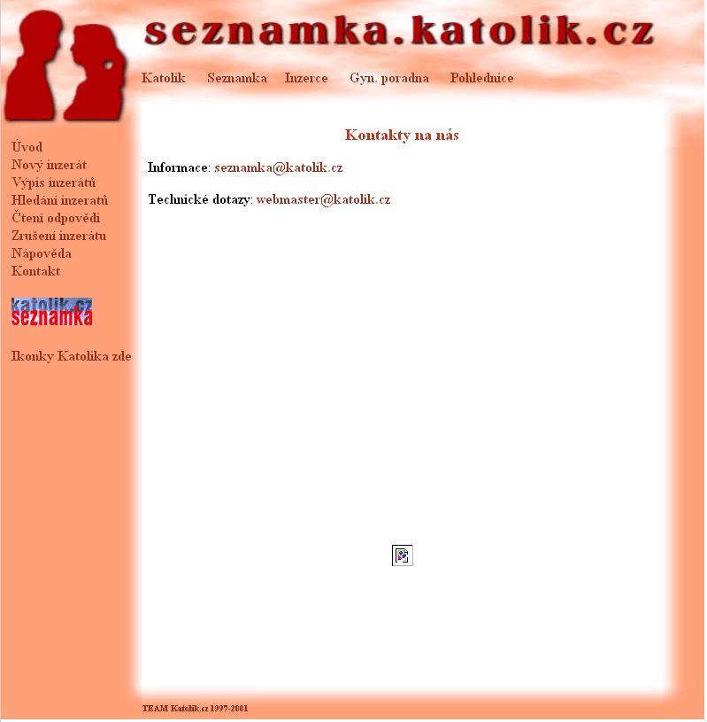 katolik cz seznamka